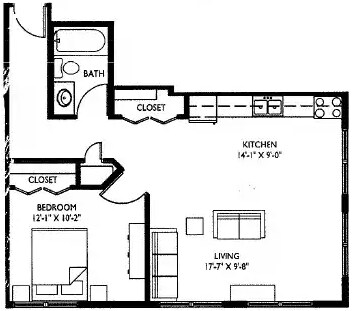 Floorplan - Hoff Mall and Hoff Apartments