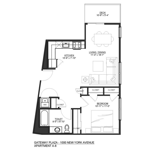 Floorplan: A8 - Gateway Plaza