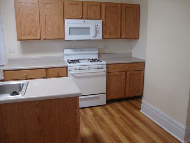 Kitchen (16'9" x 12'3") from Dining Room door. - 14 E Weber Ave