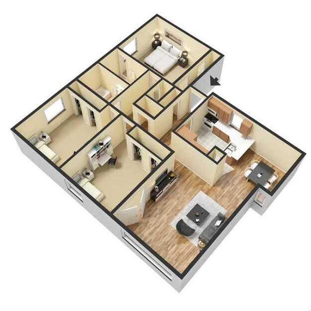 Floorplan - The Residences at Cedar Hill