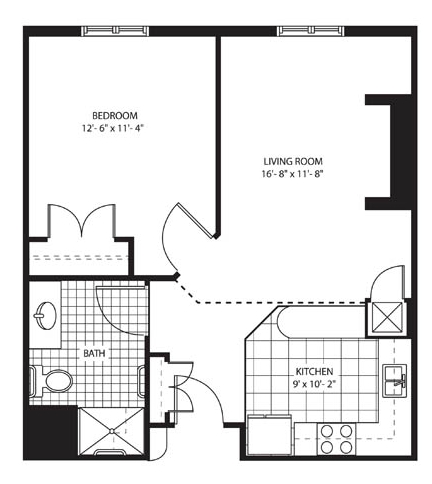 1BR/1BA - Glenbrook at Palm Bay- Senior Living at Ease