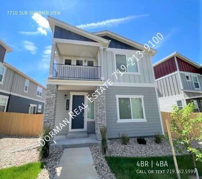 Newer Build 2Story with Finished Basement! 7710 Sun Shimmer View Colorado Springs CO 80908