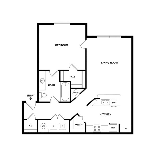 Floorplan - Hallmark at Timberlake Apartments