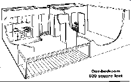 1BR/1BA - Corinthian House Residence