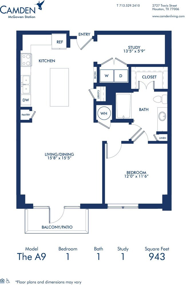 Floorplan - Camden McGowen Station