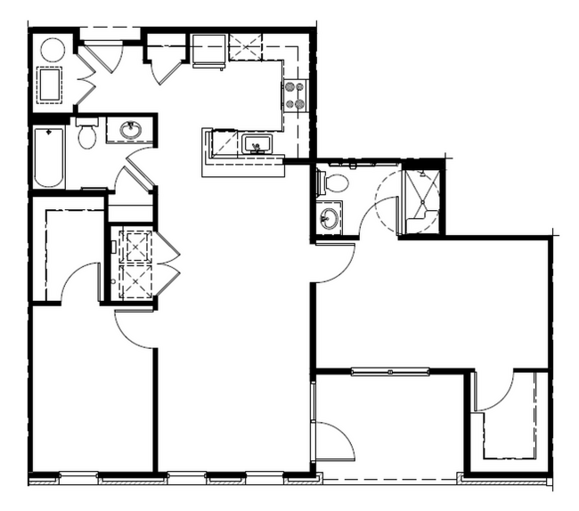 Floorplan - Walnut Park Apartments