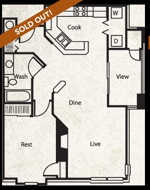 1BR/1BA - Trail Walk Apartments