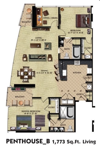 Penthouse - 101 Eola Condominiums