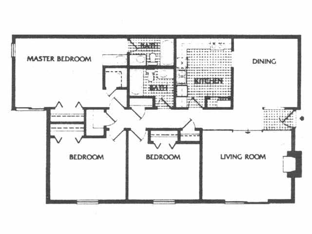 3BR/2BA - Swan Run Apartments