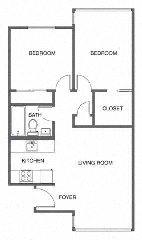 Floorplan - 240 Dolores Street Apartments