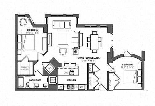 Floorplan - The Residences at Eastern Market