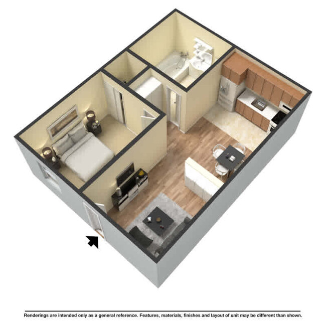 Floorplan - Parkwood Square Apartments