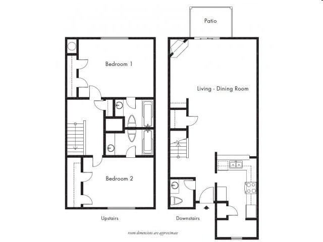 2BR/2.5BA - The Bradford