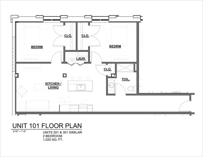 Floorplan - 1010 N Washington Ave