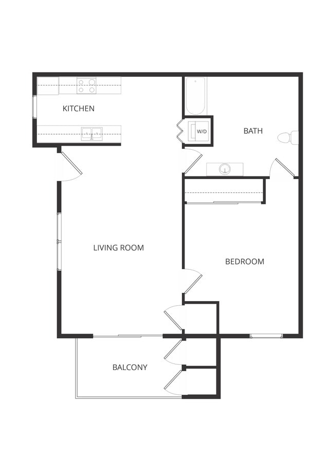Floorplan - Hillside Village Apartments