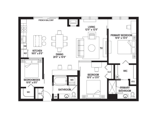 Floorplan - The Ellory