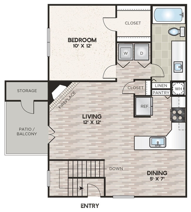Floorplan - Knowlton Apartment Homes