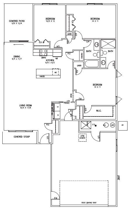 Floorplan - Foss Townhomes