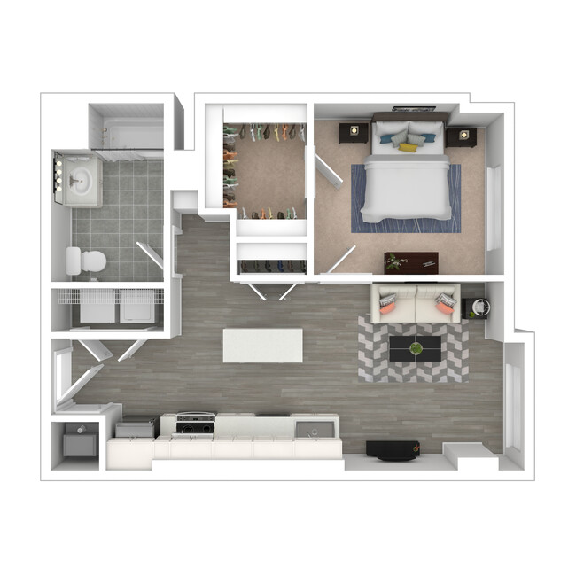 Floorplan - Residences on the Lane - 62+