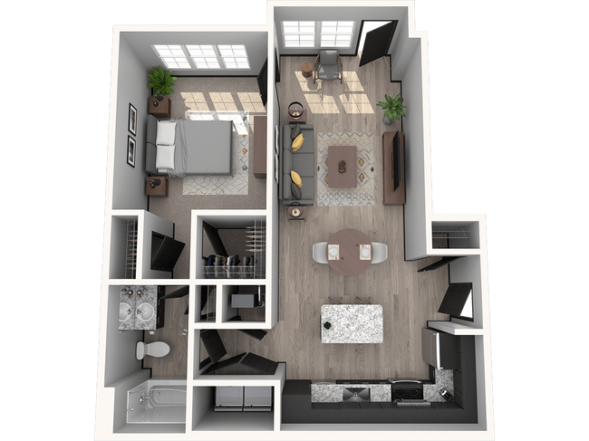 Floorplan - The Towne at Northgate