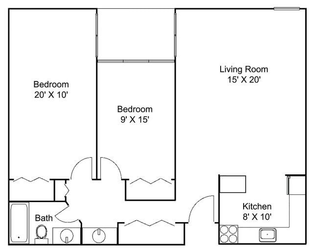 Floorplan - Hillsborough Apartments