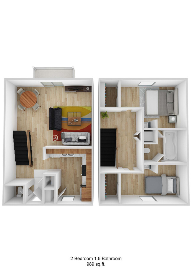 Floorplan - Round Rock Townhomes