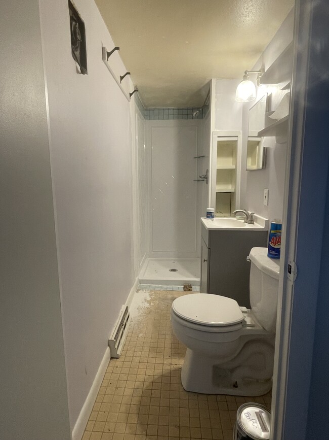 Renovated bathroom ("Studio 2") - 29 Center St