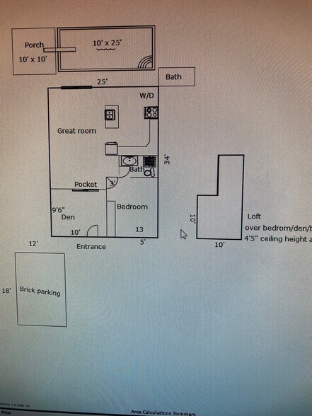 Floor plan - 1102 Pearl St