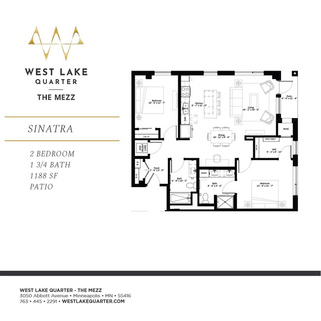 Floorplan - The Mezz at West Lake Quarter