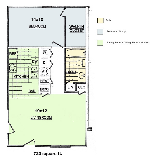 1BR/1BA - Quail Run Apartments