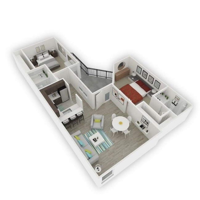 2 Bedroom 2 Bath - Elements 616