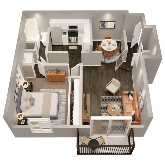 Floorplan - Lakeside at Wheaton Apartments