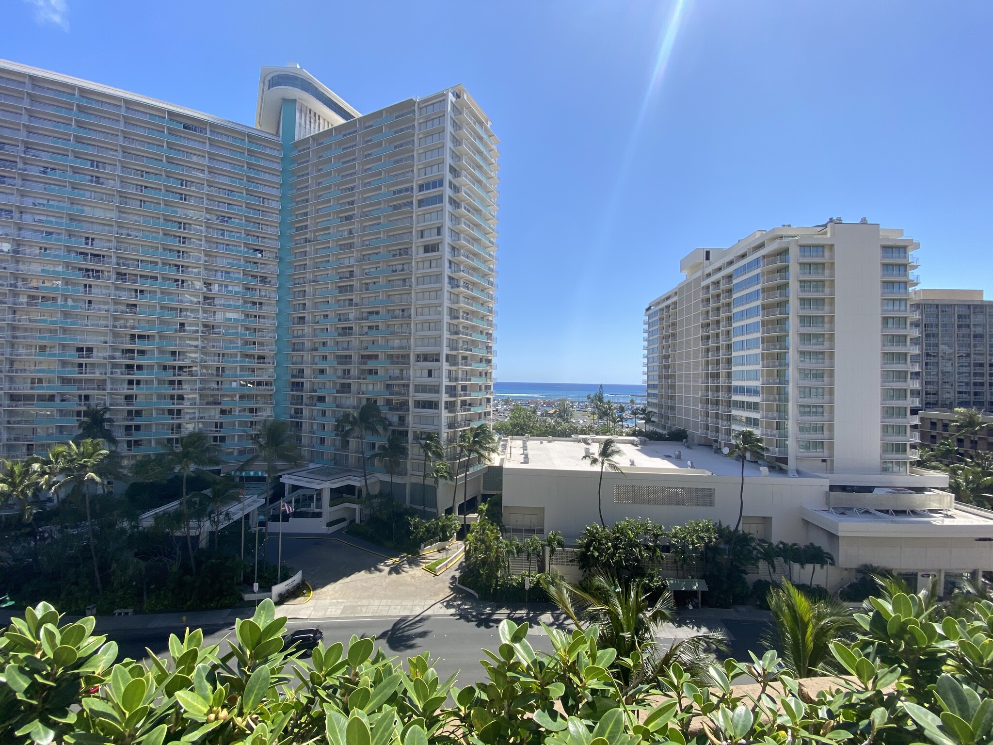 View from pool deck - 1778 Ala Moana Blvd