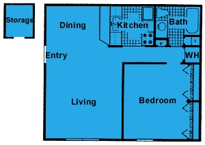 1BR/1BA - Country Creek