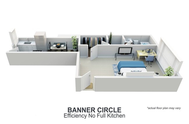 Floorplan - Banner Circle Apartments