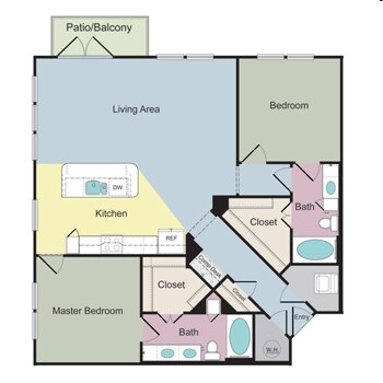 2BR/2BA - Camden Belmont
