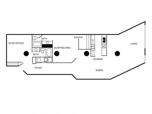 Floorplan - South Side on Lamar