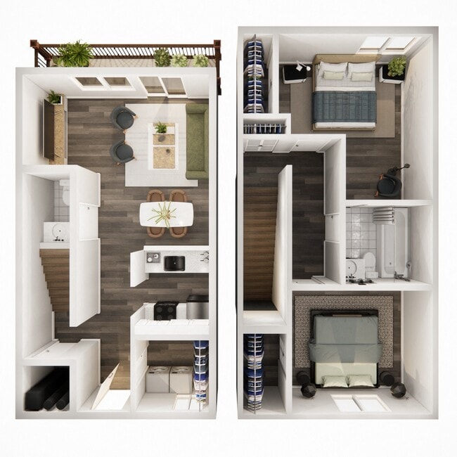 Floorplan - Royal Dutch Villas Townhomes