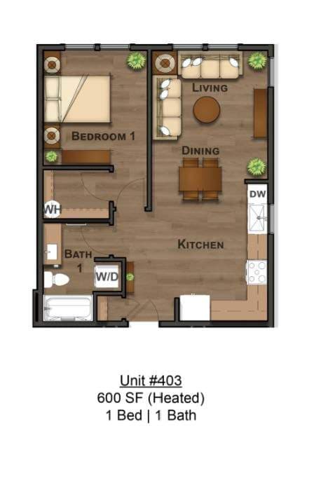 Residence 403 - Eliason Square Apartments