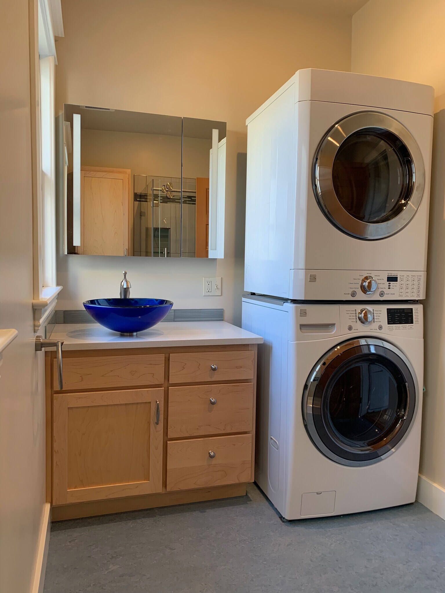 first floor bathroom sink and laundry - 4054 NE Rodney Ave