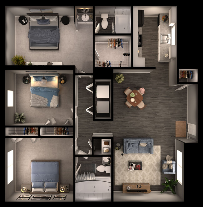 Floorplan - Sausalito Apartments