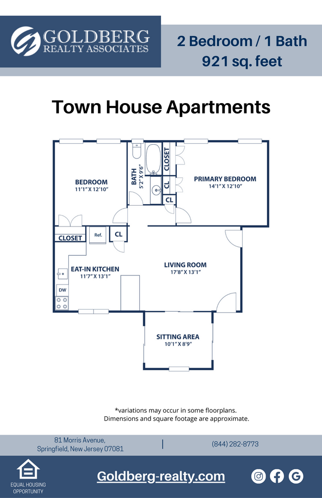 Floorplan - Town House Apartments