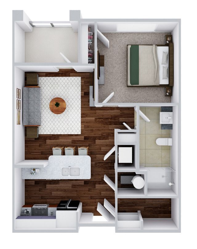 Botticelli 1A | 1 bed / 1 bath - The Alloro at University Groves