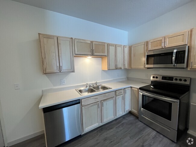 2 Bedroom Unit Kitchen - Tiller+Main