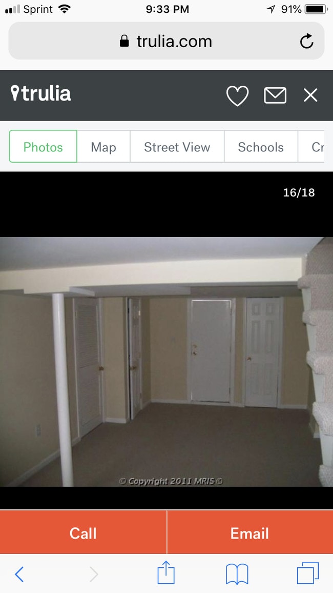 Basement. Laundry room to left. Backyard exit - 912 Evesham Ave