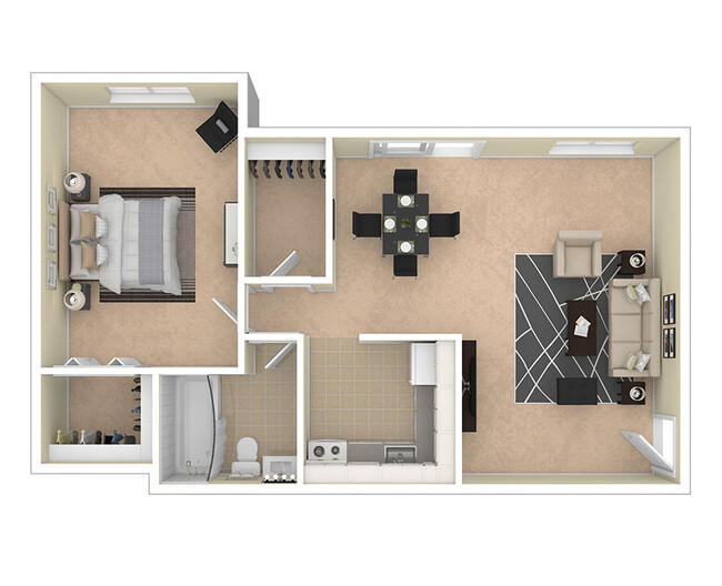 Floorplan - Clermont Apartments