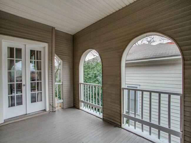 Patio showing French Doors to Bedroom #1. - 1007 W Craig Pl