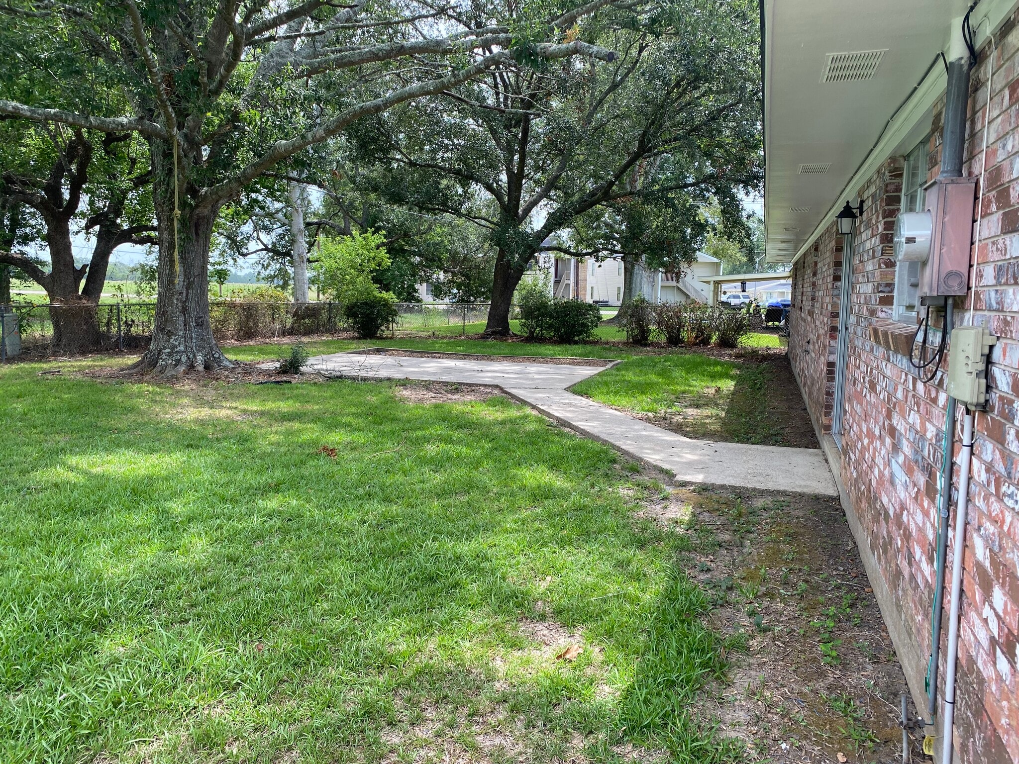 Fenced in Back Yard - 738 Granger St