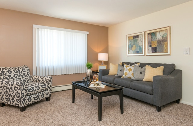 Living Room - Village Manor Apartments