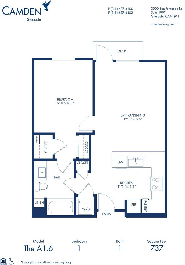 Floorplan - Camden Glendale